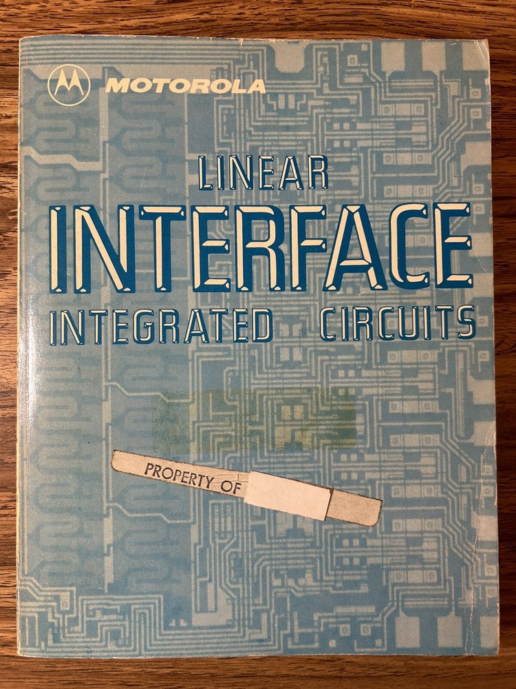 Motorola 1979 Data Book Linear Interface Integrated Circuits