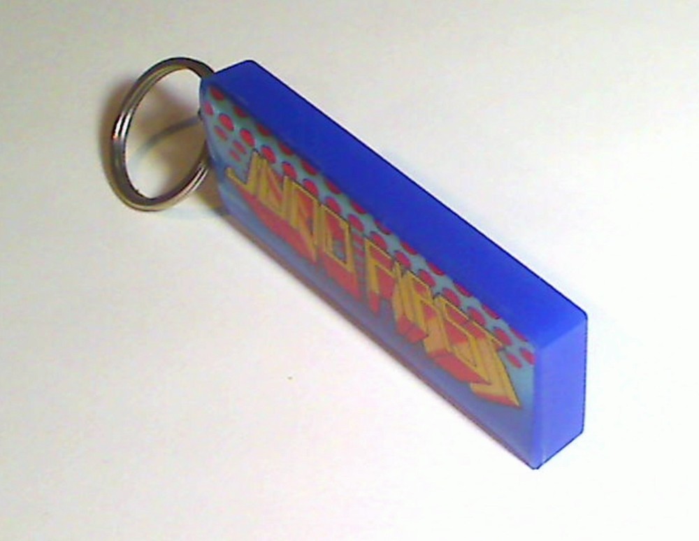 Juno First Arcade Marquee Coin Door accessory Keychain