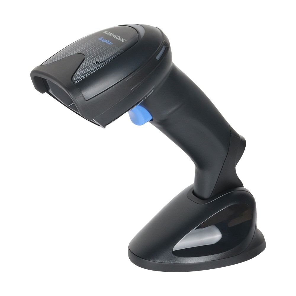 Datalogic GD4590-BK-B USB 1D 2D Handheld Barcode Scanner Reader with Base USA