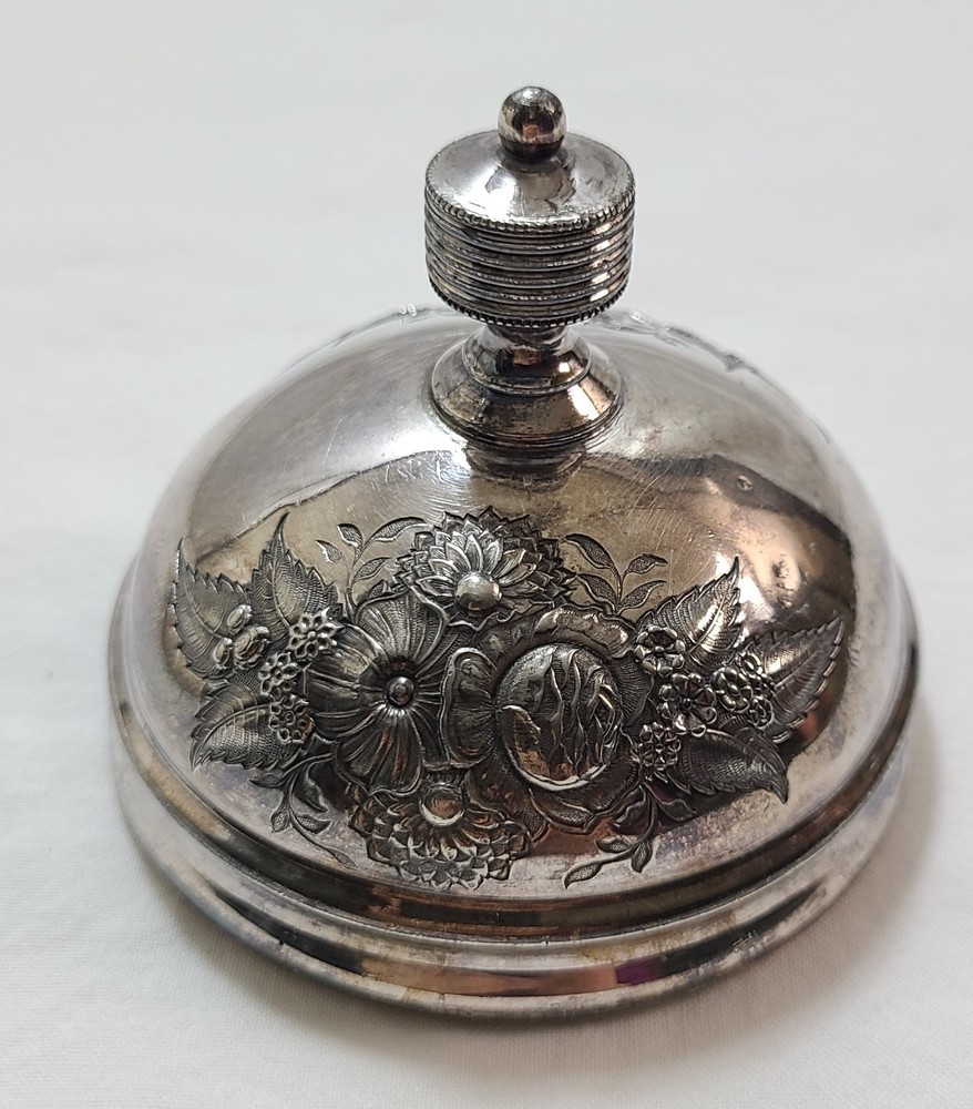Lid Pickle Castor Insert Lid Silverplate Vintage or Antique