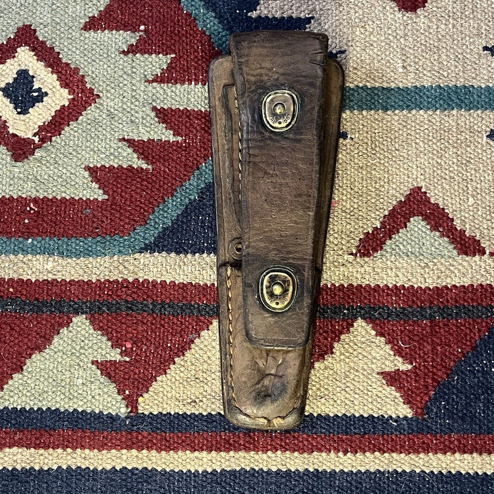 WWII USMC Leather Utility Belt Holster