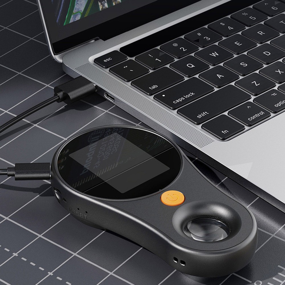 Black 2.0" IPS Screen Digital Handheld Microscope 1080P 500X Video Microscope