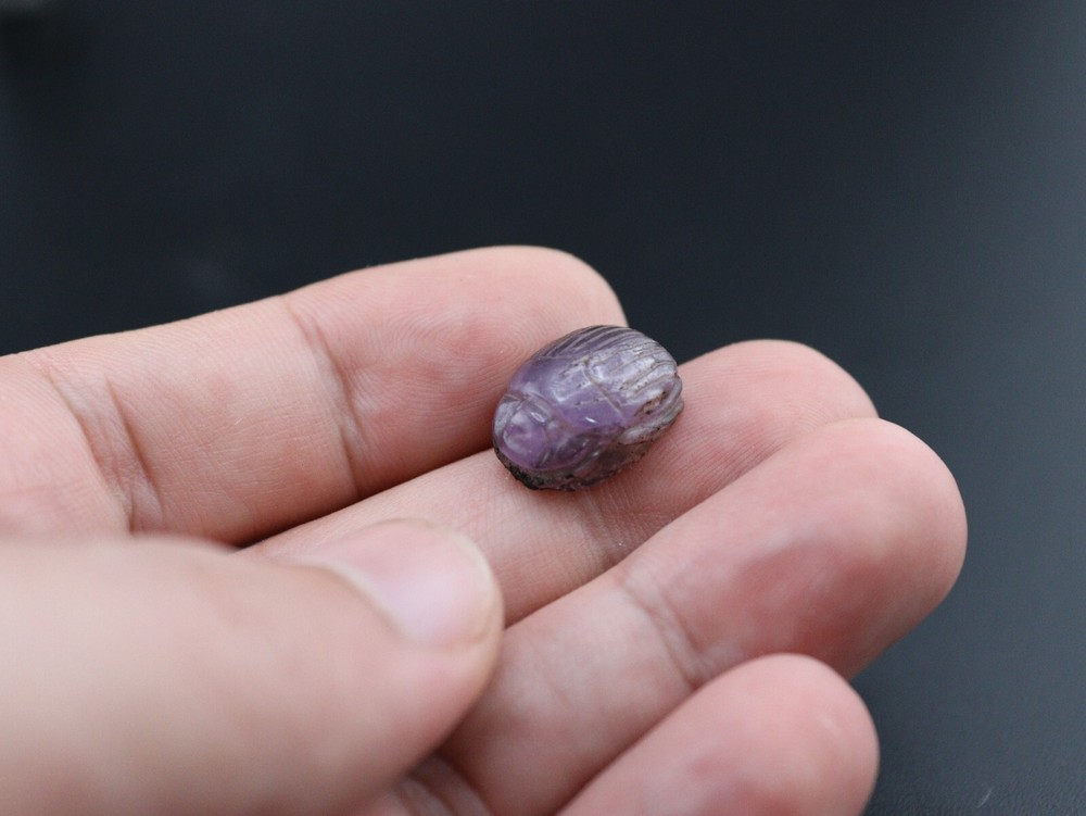 ANCIENT EGYPT , Amethyst SCARAB