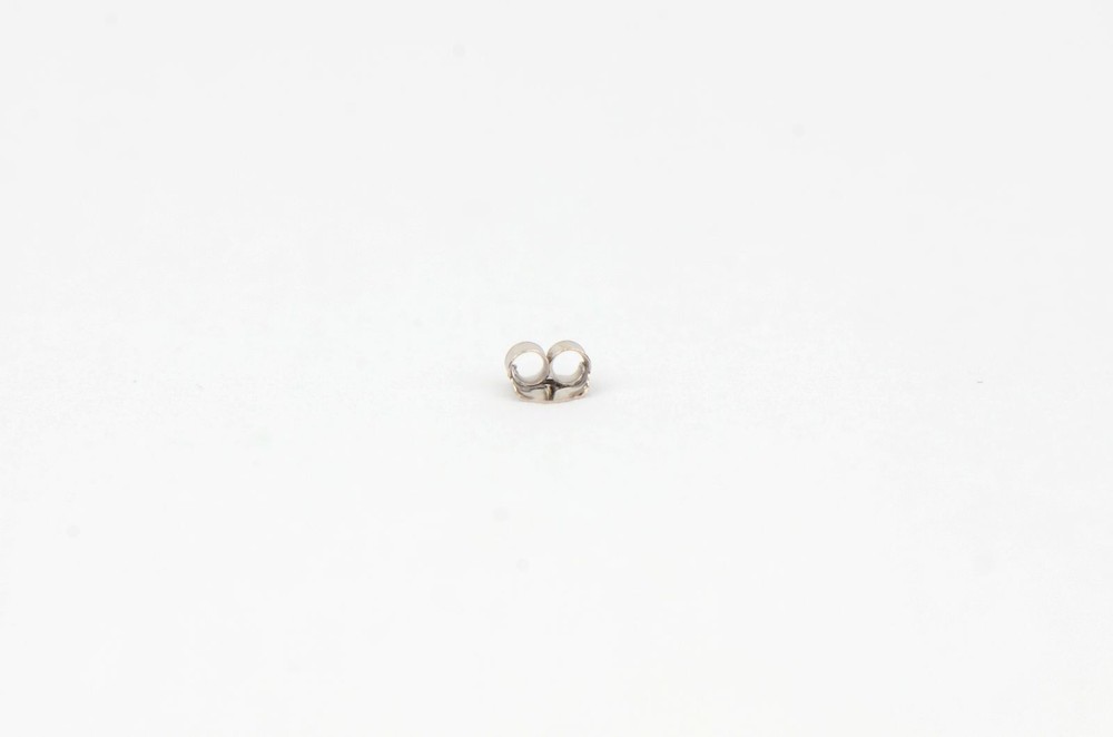 14k White Gold Push Back Earring Butterfly Backing Small Medium Large-by PC!!!