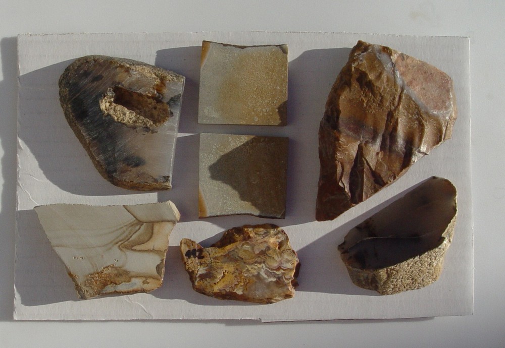 Lapidary Slabs agate jasper Lot 4