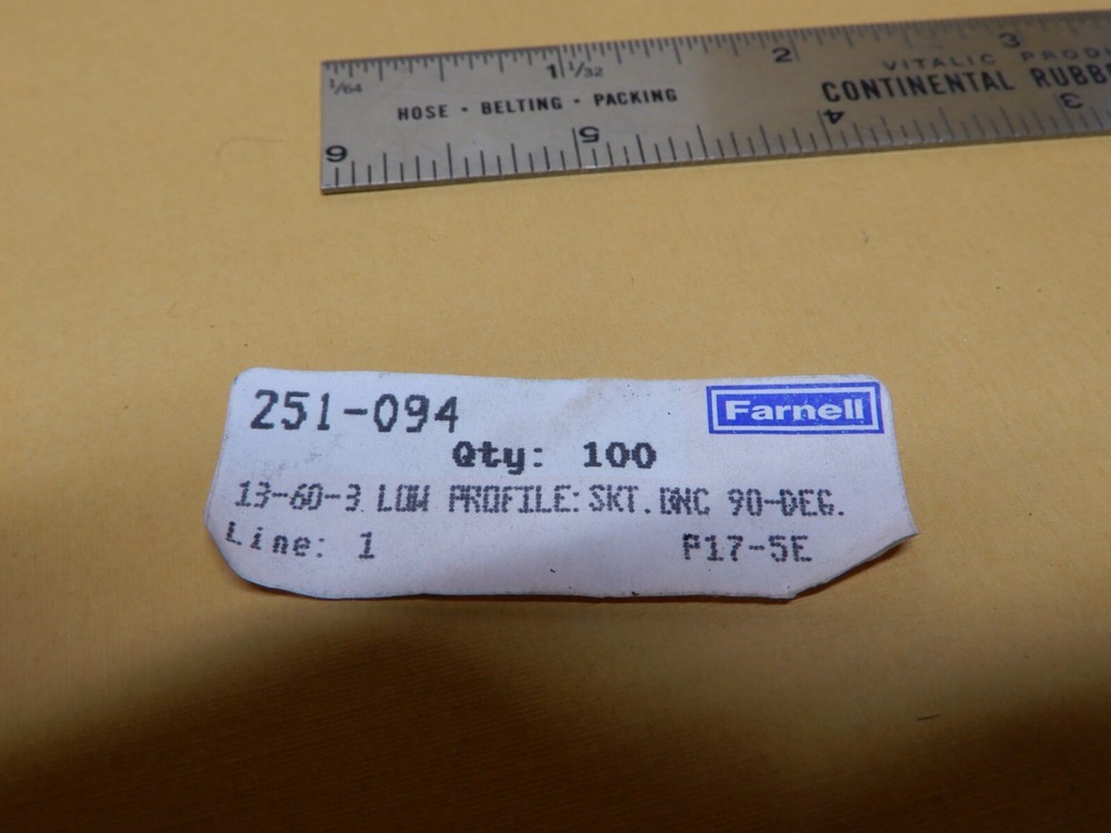 Multicomp Screened PCB/Panel Sockets 50 Ohm Low Profile PCB Mount BNC Jacks Lot