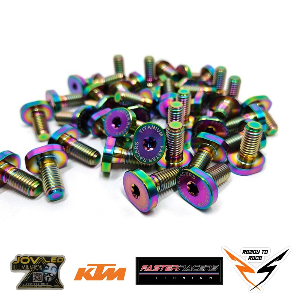 Ktm 1290 Super Duke Sprocket Screw Stud TITANIUM 6pcs Set
