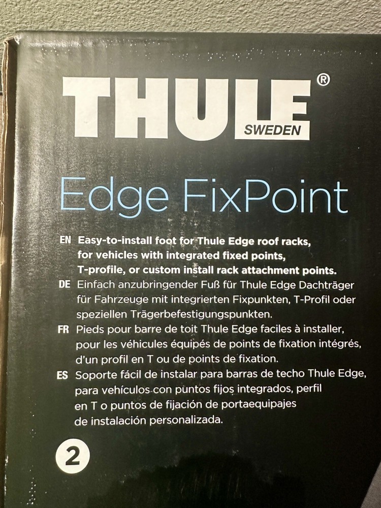 Thule Edge Fixpoint Foot Pack 720701 (New/Repackaged) + Free Thule Metal Locks!