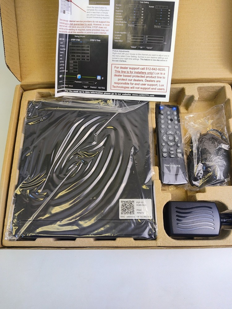 Lux Technologies LUX-3GDVR4-1T Network Video Recorder