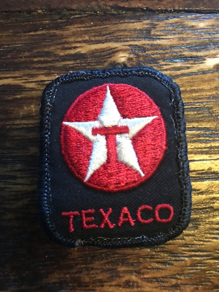 Vintage Texaco Gasoline Embroidered Patch