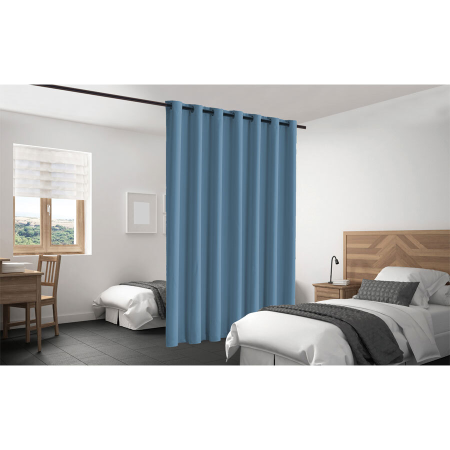 Blackout Room Divider Panel Privacy Partition Heavyweight Premium Fabric