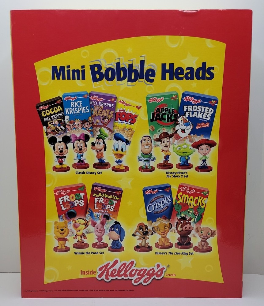 Kellogg's Mini Bobble Head 2003 Disney Collection.