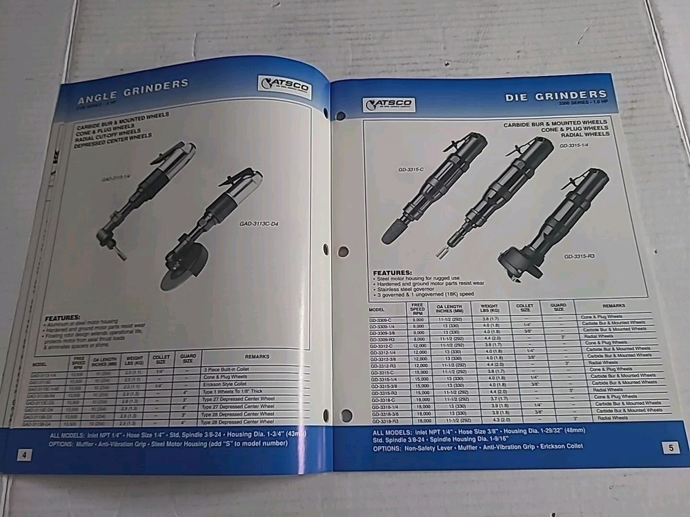 Atsco Tools Sales Brochure