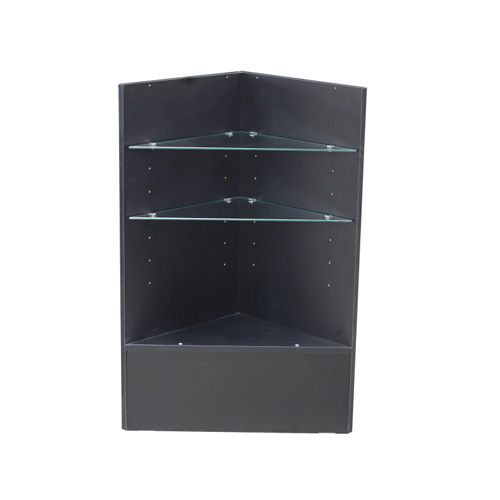 Economy Black Triangle Corner Counter Open Style