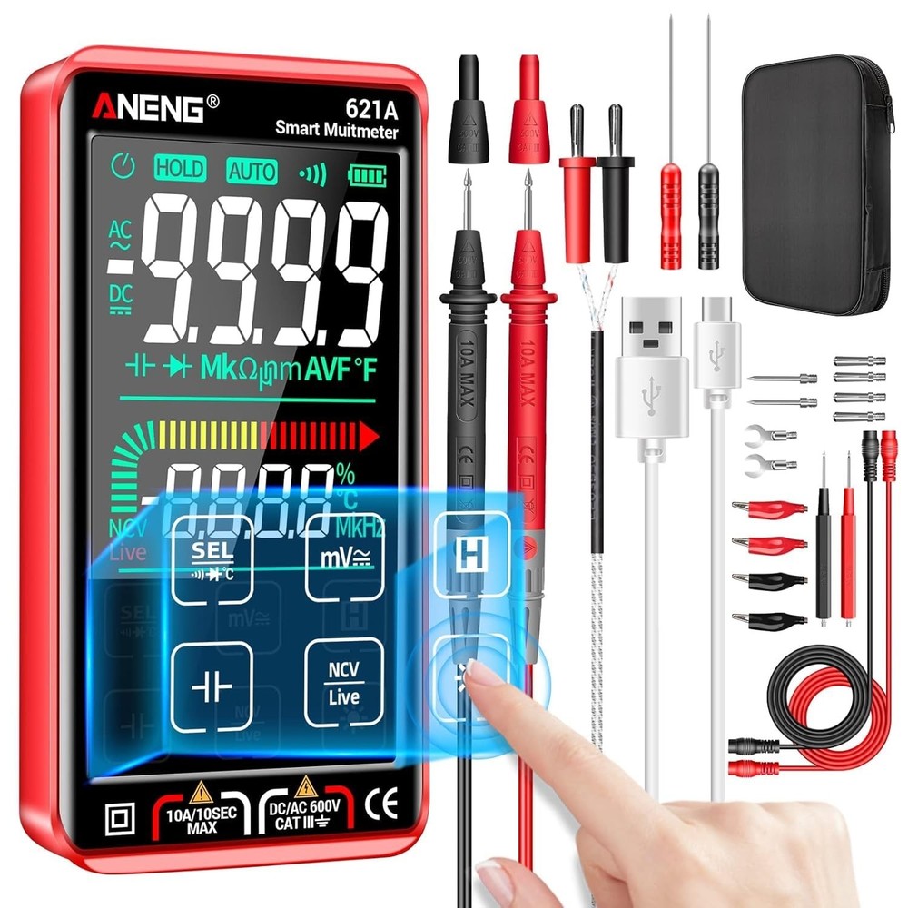 Smart Digital Multimeter Auto RangingTRMS 9999 Counts