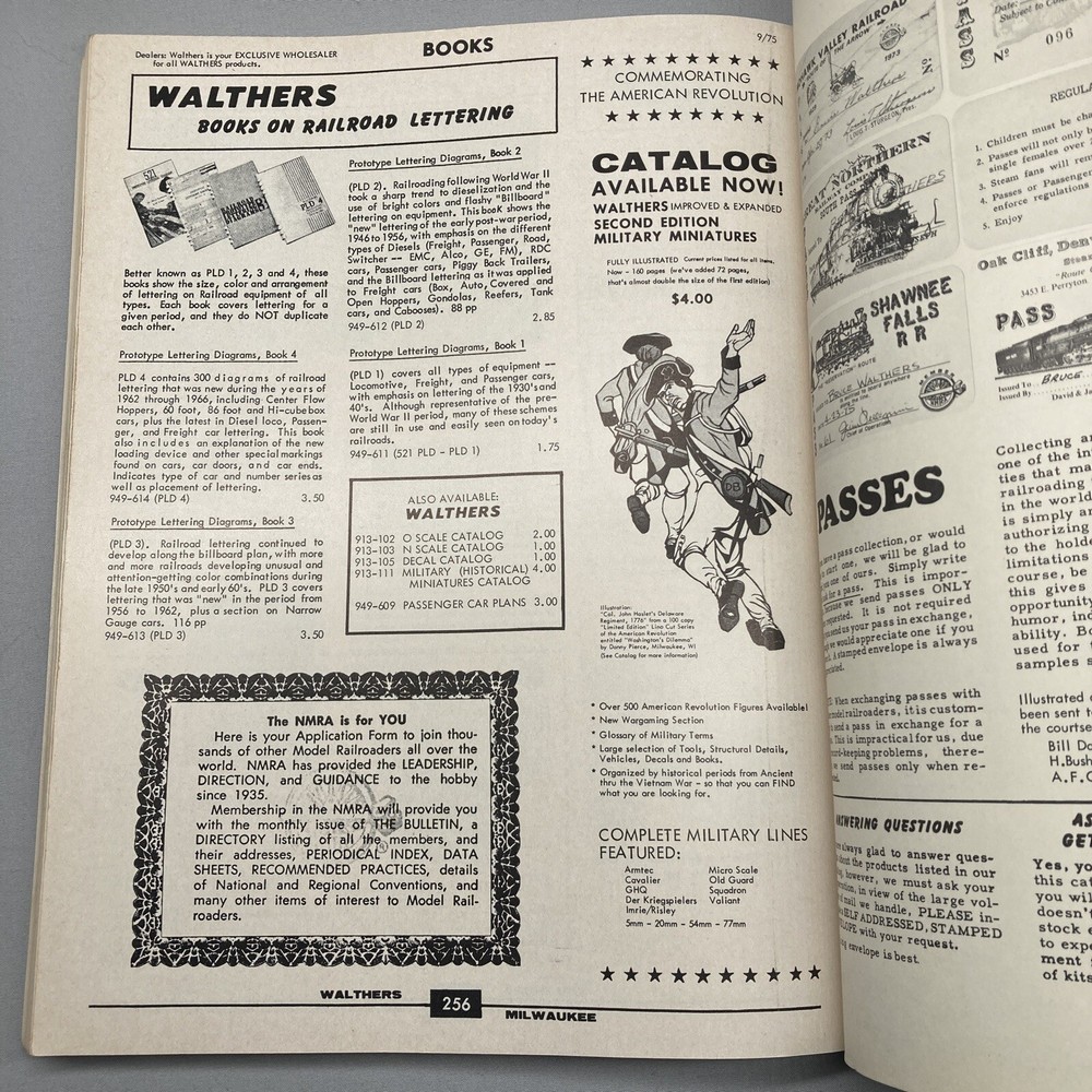 Walthers HO Scale Model Railroad Catalog 1976 Craft Train Reference Manual