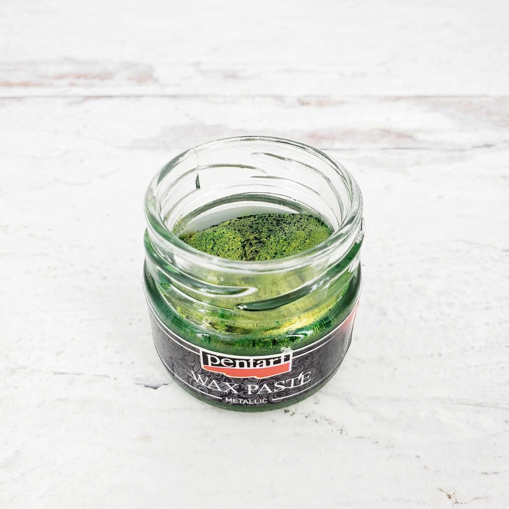 Green Metallic | Metallic Wax Paste | Pentart | Gilding Wax