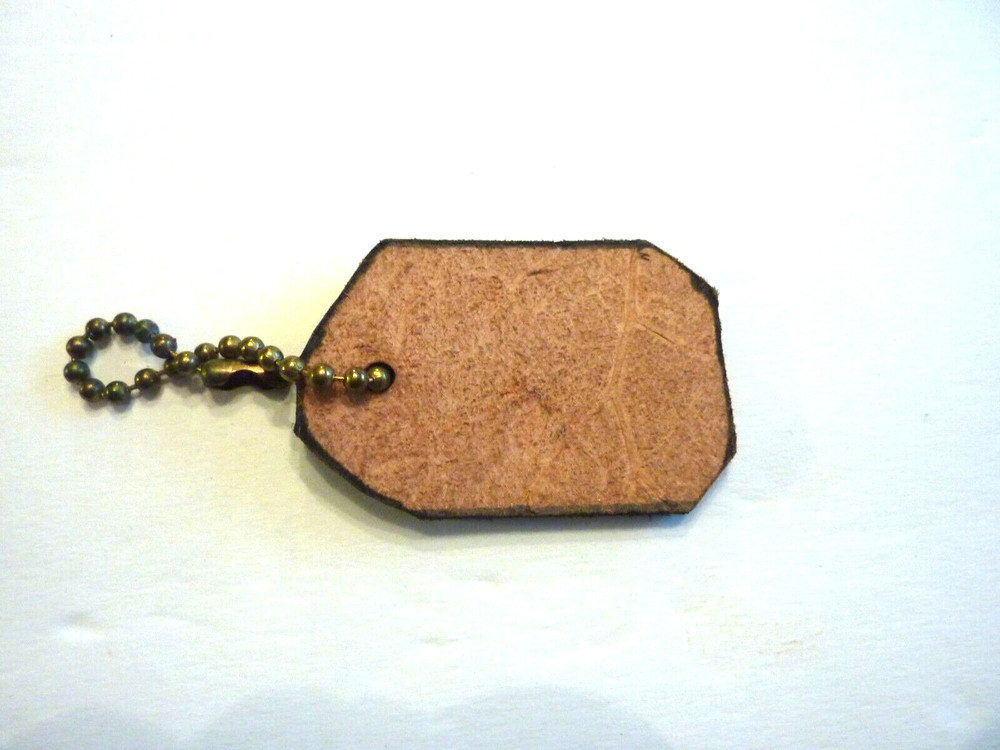 Leather Key Chain with Horse