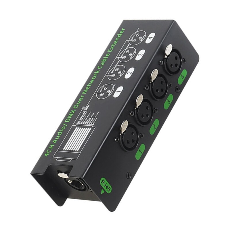 Shielded RJ45 Ethercon Adapter for Clear Long Distances Sound Transmission