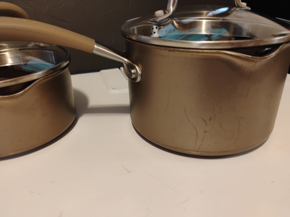 Circulon Premier Professional Hard-Anodized 4 Piece Pot Set $55