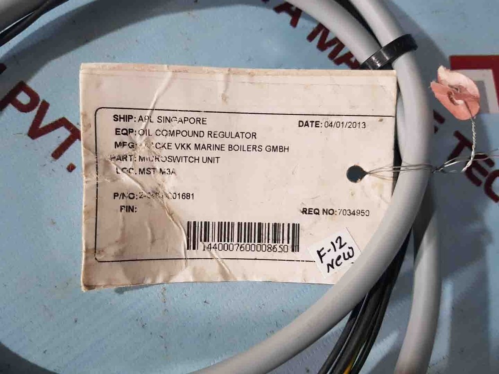 Saacke 201681 microswitch unit