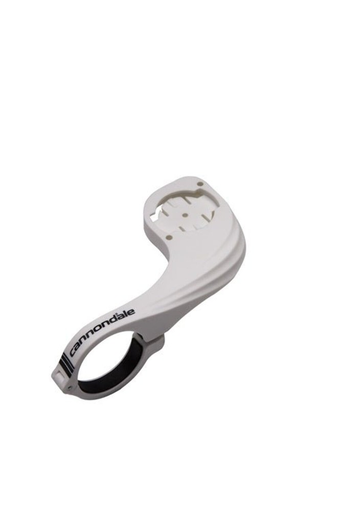 Cannondale Round Handlebar Computer Mount - White