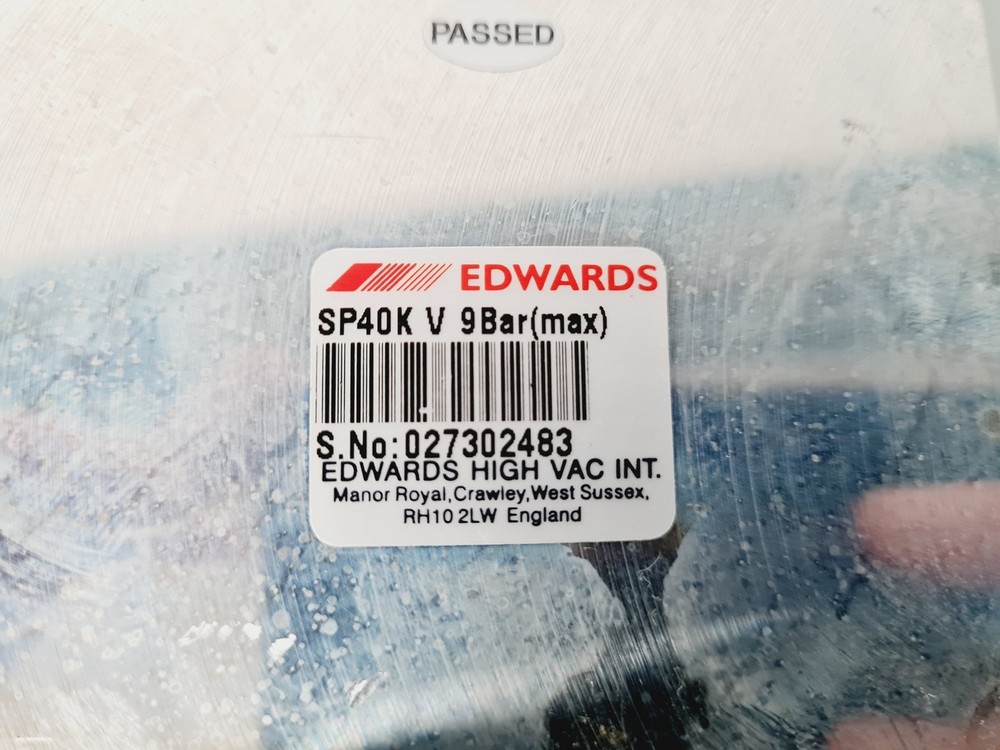 Edwards SP40K Speedivalve (x 4) – 9 Bar