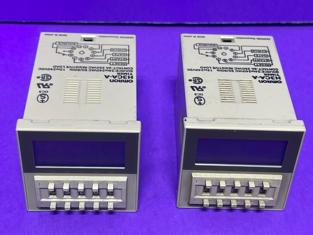 Omron H3CA-A Multi Mode Digital Solid-State Timer [Lot of 2]