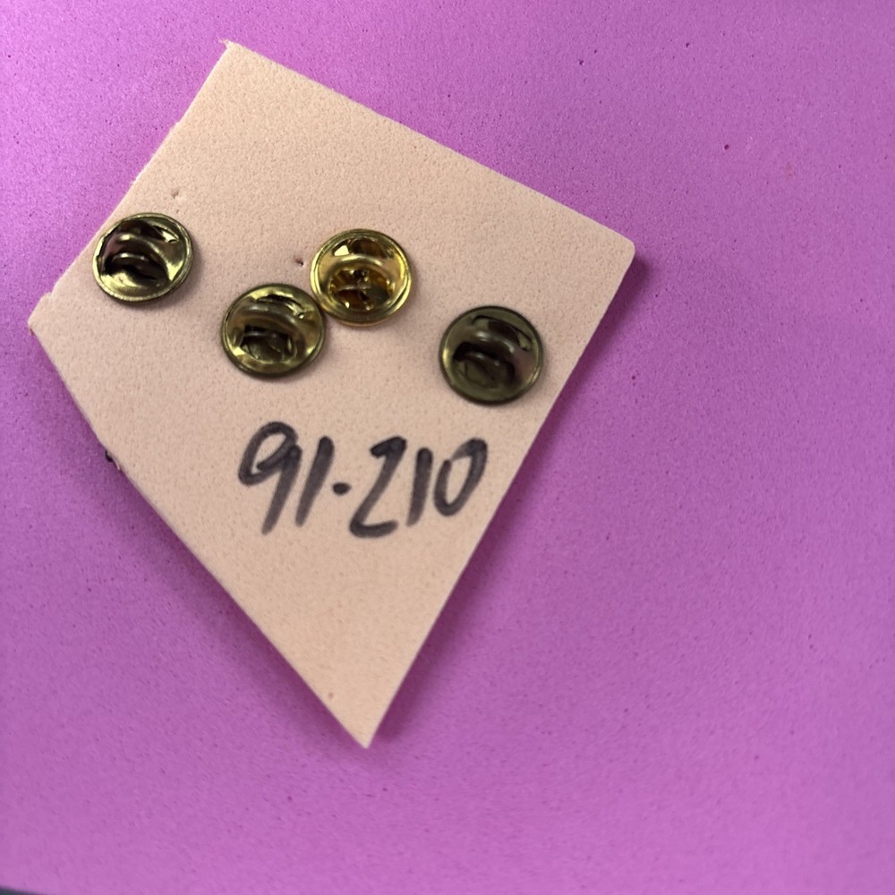 ​US Army E-8 Master Sergeant Rank Pins Black Subdued pair