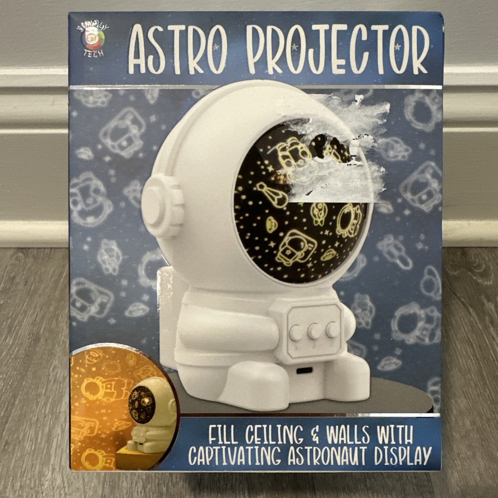 Astro Projector Fill Ceiling W Captivating Astronaut Display 4 Diff Colors Rare