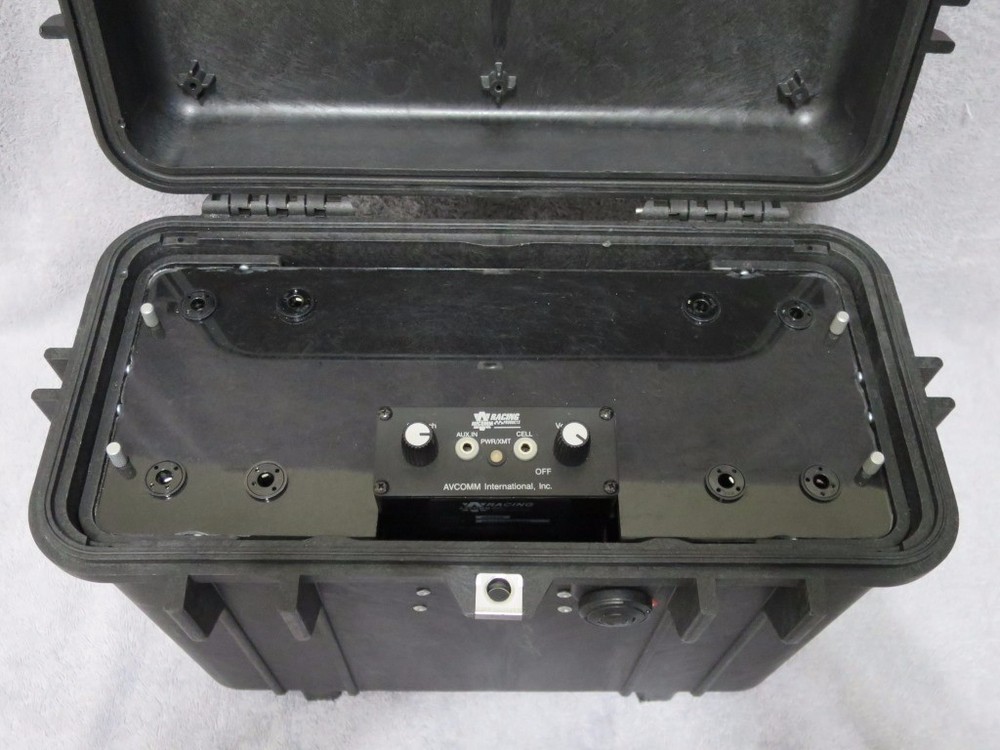 RACING RADIOS 8-PLACE PORTABLE PIT BOX INTERCOM SYSTEM, NASCAR