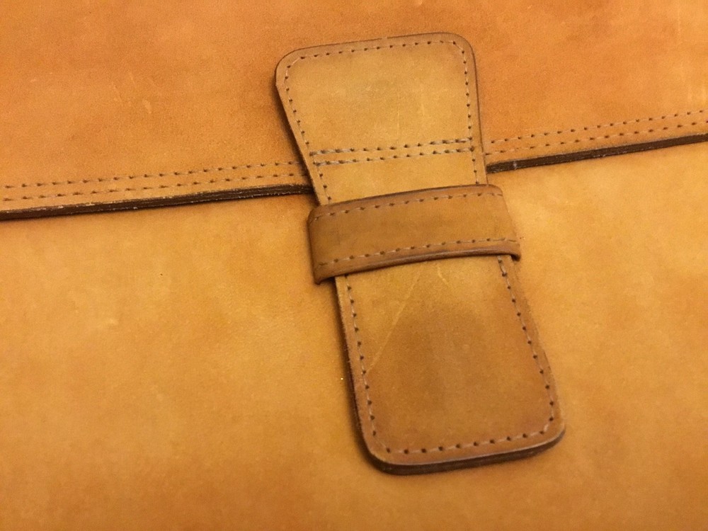 Custonmade Envelope Swede Cowhide Briefcase