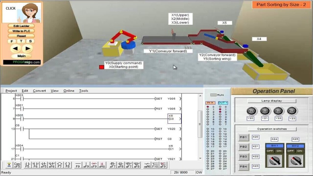 PLC Automation Kit Programmable Controller Software Ladder programming & Course