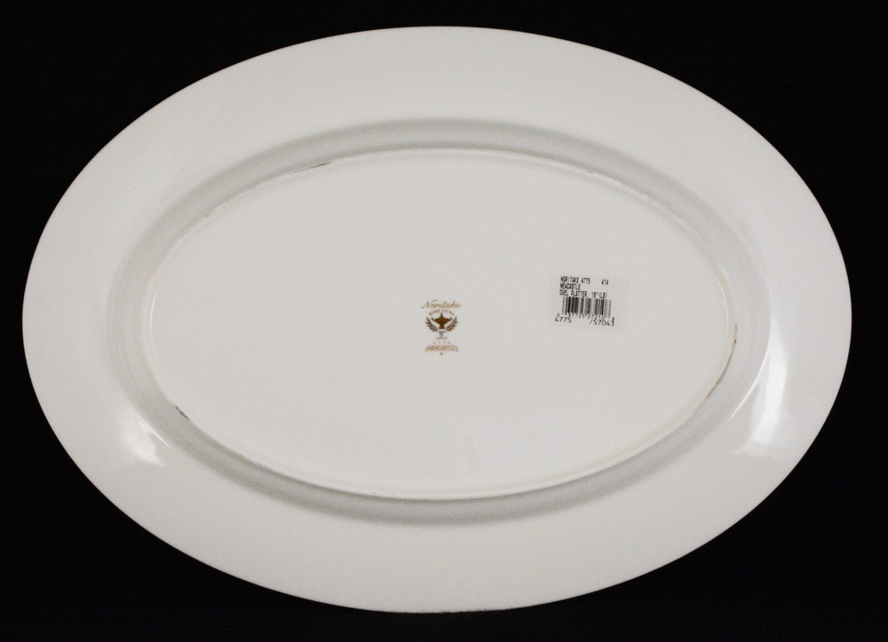 Noritake Newcastle Small Platter (12" by 9") New Barcode Attached