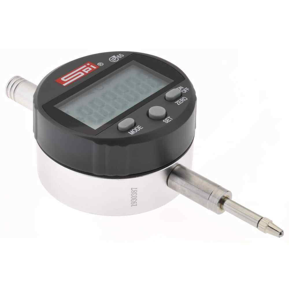 SPI 0 to 1/2" Range, 0.00005" Graduation, Electronic Drop Indicator Flat & Lu...