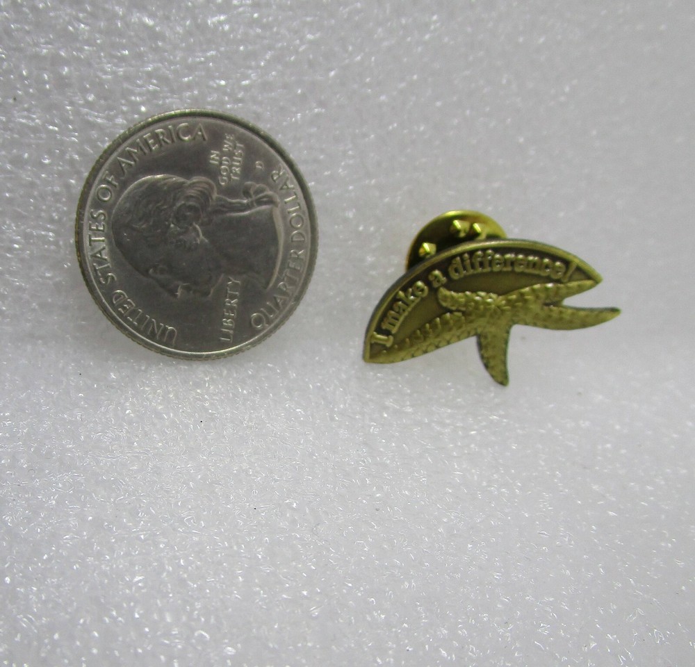 I Make A Difference Starfish Pin