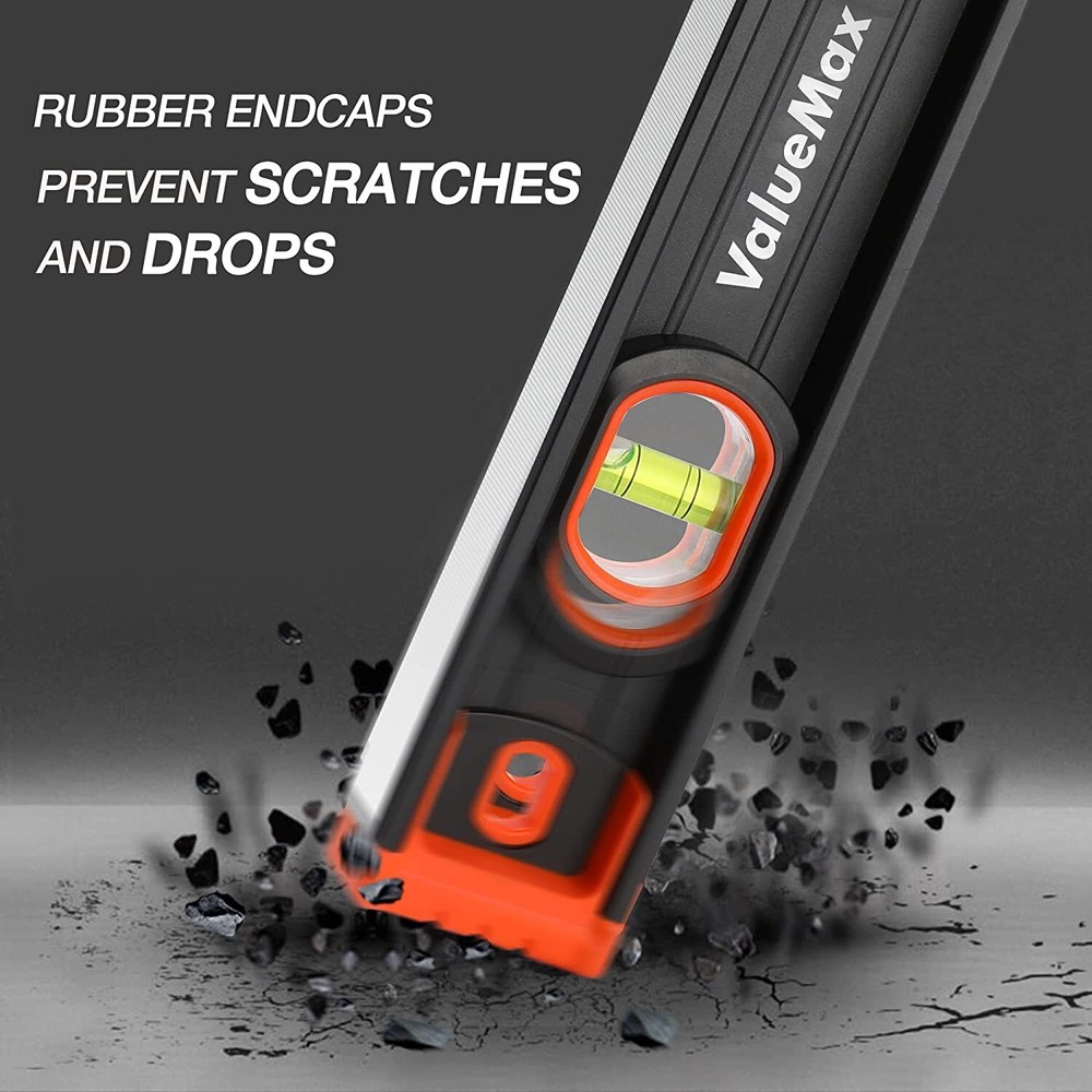 ValueMax 16-Inch Torpedo Level Magnetic Level Tool w/ High-visibility Bubbles