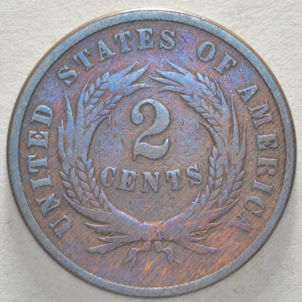 1866- 1864 2 Cent Piece