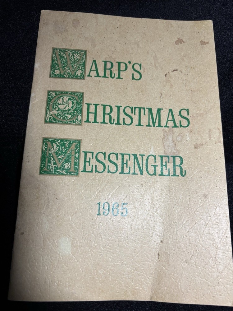 WARP’s Christmas Messenger 1965 Booklet