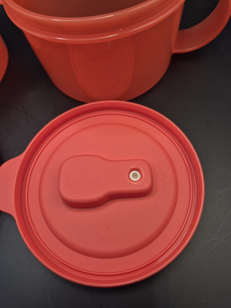 Tupperware CrystalWave Plus Soup Mugs