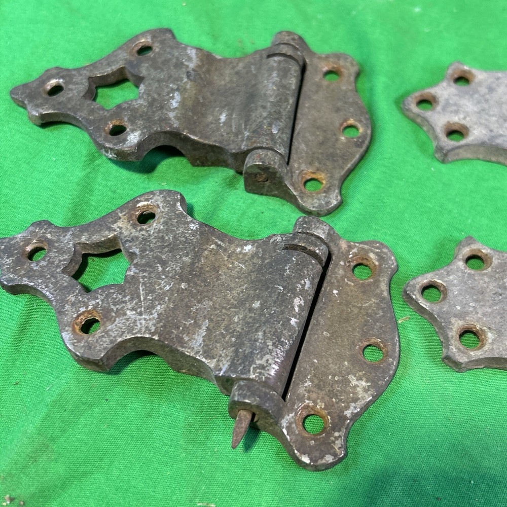 Vintage Ice Box Style Hardware Hinges Latch/Lock Parts
