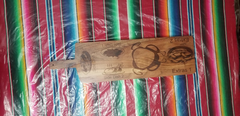 large wooden cutting board