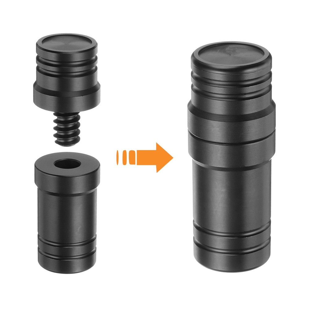 1 Pcs Pool Cue Joint Protector 5/16x10, Billiard Cue Joint Thread Cap, Black