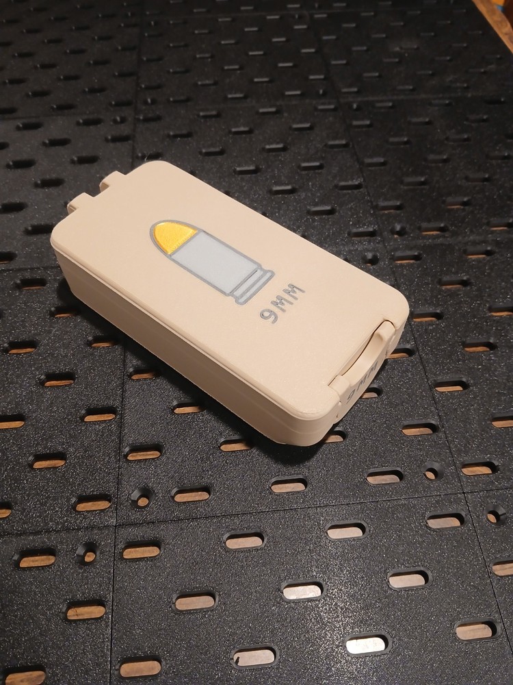 9mm ammo storage box