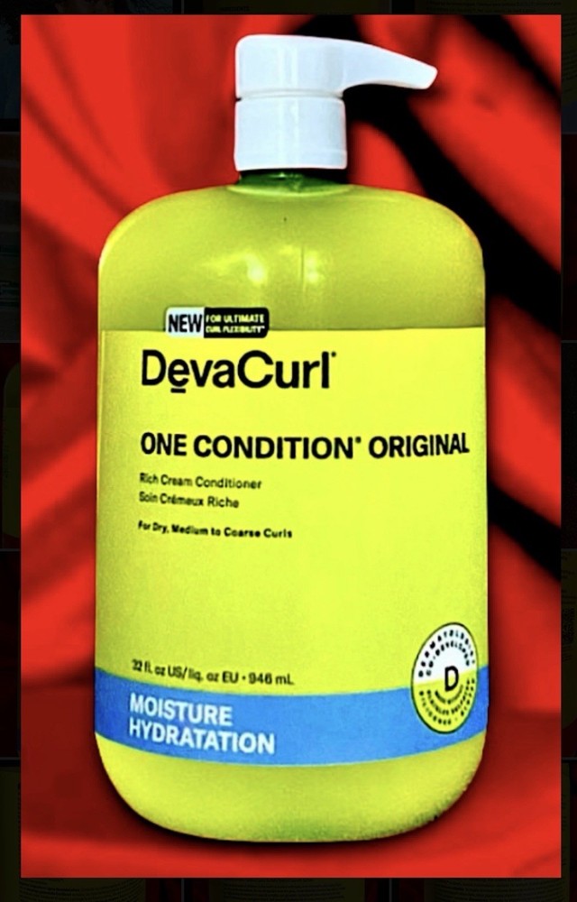 DevaCurl ONE CONDITION ORIGINAL: JUMBO SIZED 946ml/32oz, Rich Cream Conditioner