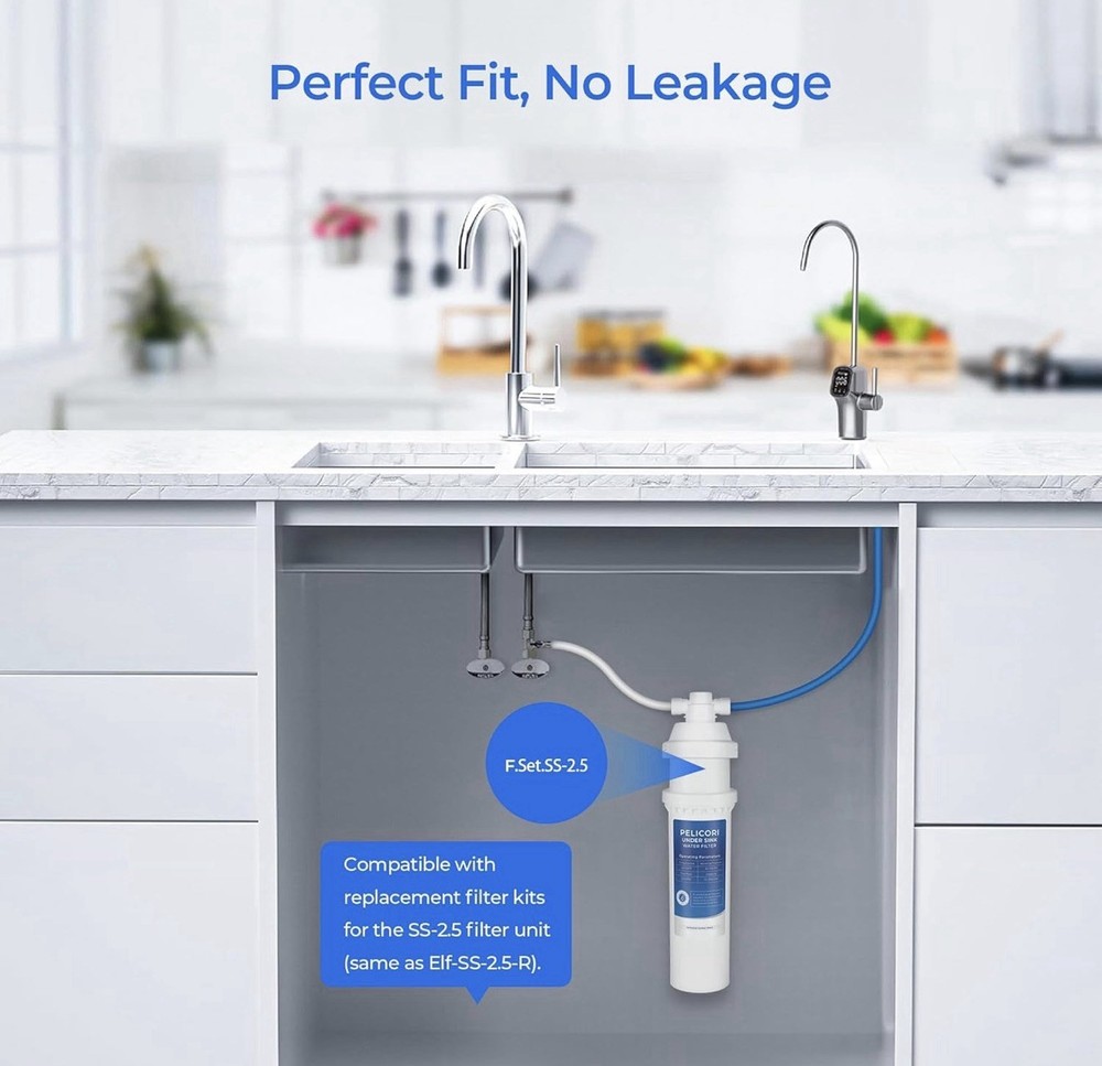 PELICORI Water Systems F.SET.SS-2.5 Max Flow Filter Replacement Elf-SS-2.5-R (2)