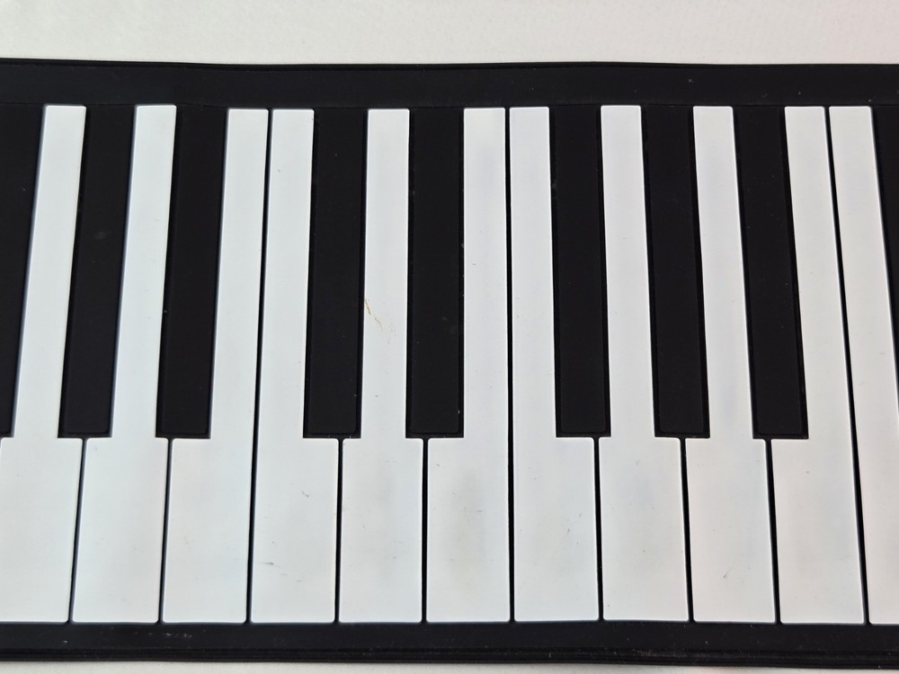 Sharper Image Play ‘N' Roll Portable Piano Electronic Keyboard Tested Working