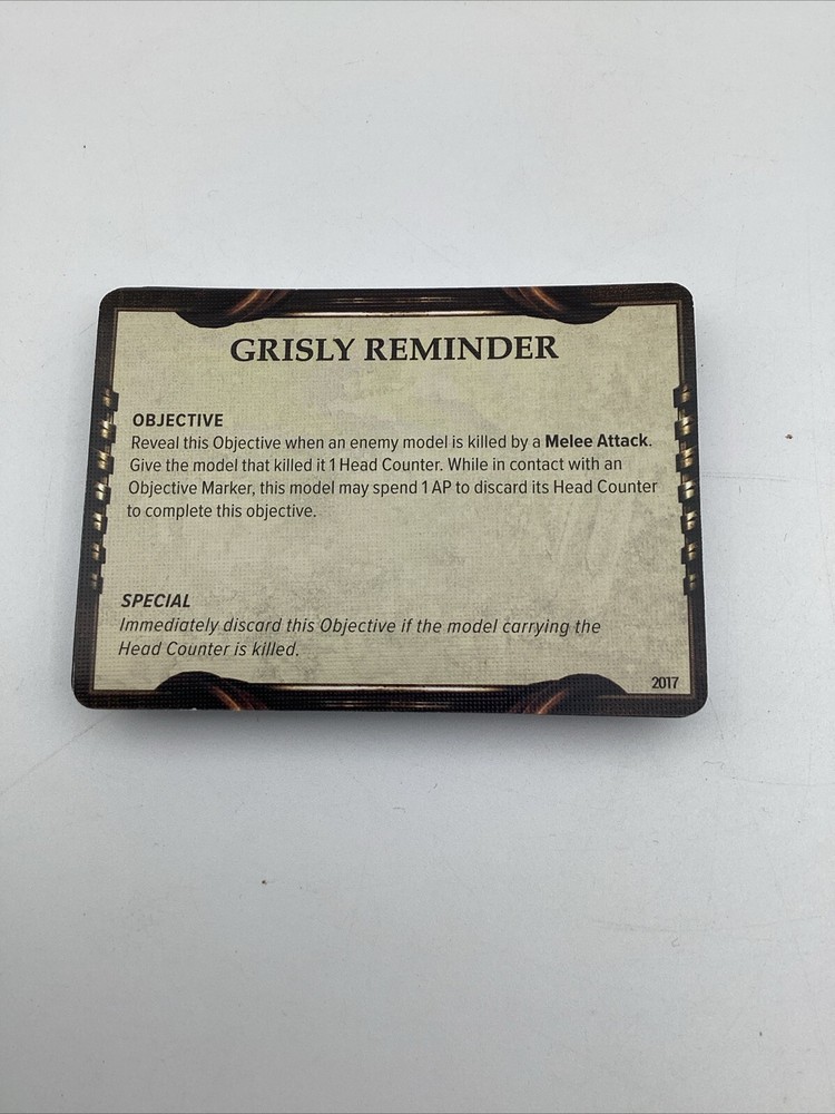 Dark Age Games Secondary Objective Deck 2017