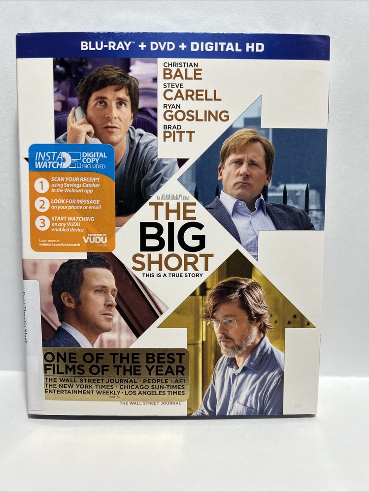 The Big Short (Blu-ray / DVD 2015) - With Slipcover