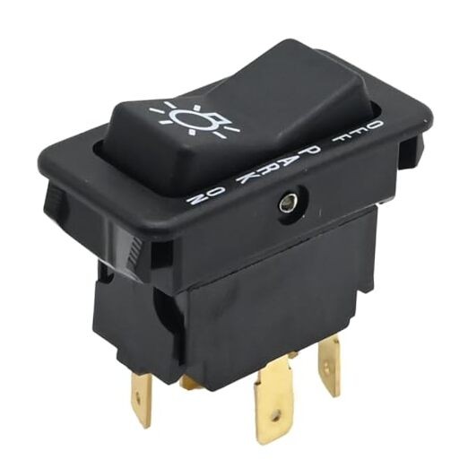Headlamp Switch 3 Position 5 Pin Headlight Rocker Switch Replacement for